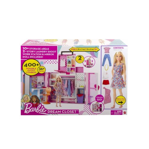 Doll Barbie Dream Closet & Accesories (hgx57)