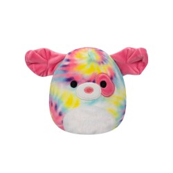 Plus Squishmallows Flip A Mallow P17 Laura The Pink Tabby Cat/sheena The Tie Dye Swirl Dog 13cm
