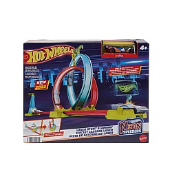Hot Wheels Neon Speeders Laser Stunt Slamway (hpc05)