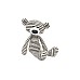 Plus Gund Toothpick Bear Stripe 38cm (6061450)