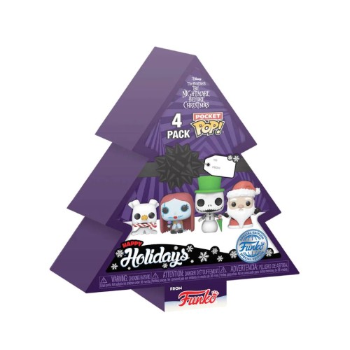Keychain Funko Pocket Pop The Nightmare Before Christmas Tree Holiday Box