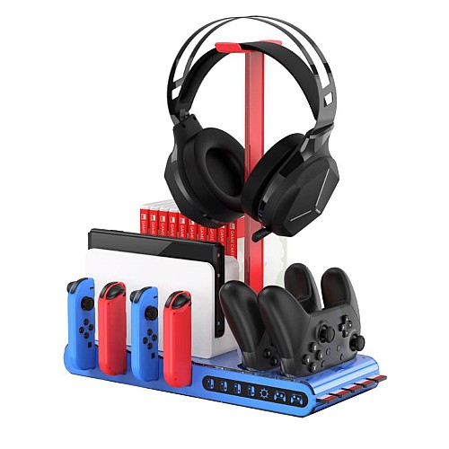 Stand Charge & Store Switch/oled Dlx & Led