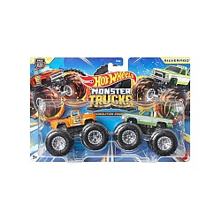 Hot Wheels Monster Trucks Demolition Doubles 1956 Hi-tail Hauler Vs Silverado (hwn61)