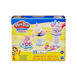 Set Play-doh Kitchen Creations Scoops & Sundaes (e7275)