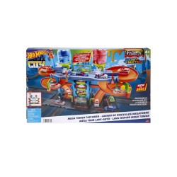 Set Hot Wheels City Mega Tower Car Wash Color Shifters (hdp05)