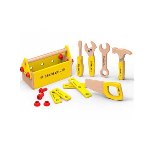 Set Stanley Jr Wooden Toolbox + Hand Tool (swrp004-sy)