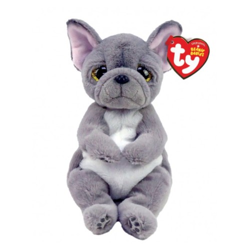 Plus Ty Beanie Bellies Wilfred The Grey Dog 15cm (ty40596)
