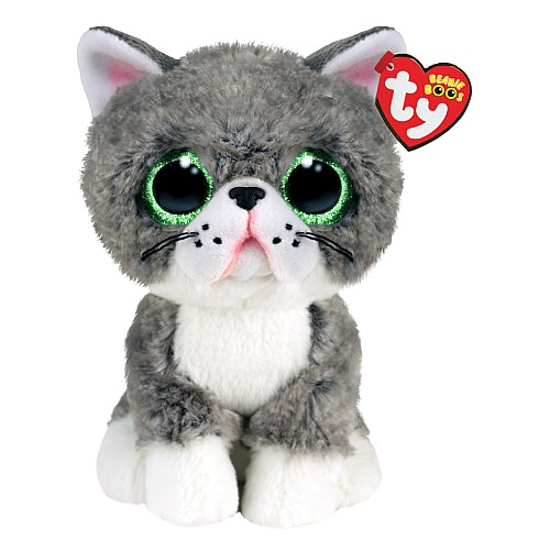 Plus Ty Beanie Boos Fergus The Grey Cat 15cm (ty36581)