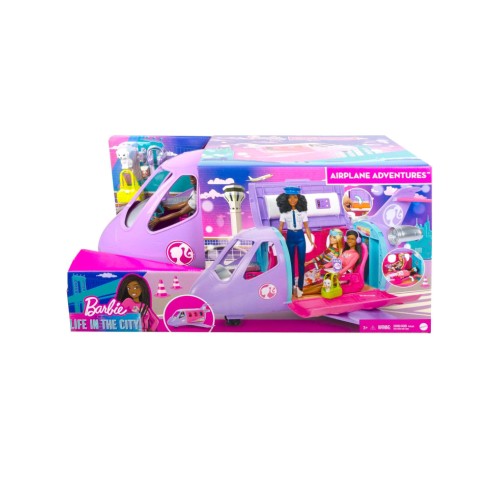 Doll Barbie & Airplane Adventures Playset (hcd49)