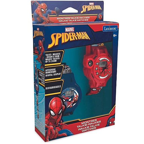 Lexibook Spider-man 2-in-1 Walikie Talkie Watch (200 M) (dmwtw1sp)