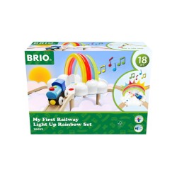 Set Brio My First Railway Light Up Rainbow