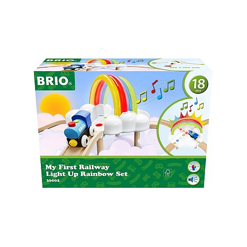 Set Brio My First Railway Light Up Rainbow