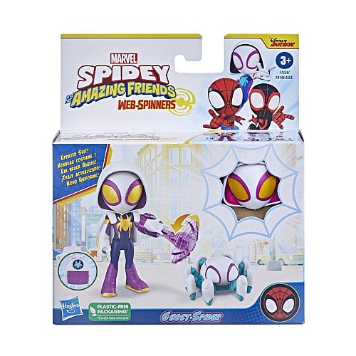 Figurine Marvel Spidey And His Amazing Friends Web-spinners Ghost-spider (f7258)