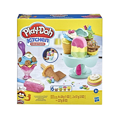 Set Play-doh Kitchen Creations Ice Cream Carousel (f5332)