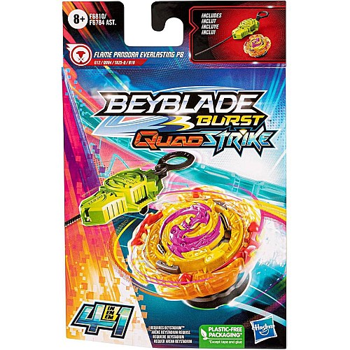 Beyblade Burst Quadstrike Flame Pandora Everlasting K8 Starter Pack (f6810)