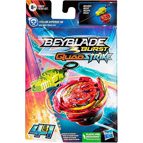 Beyblade Burst Quadstrike Stellar Hyperion H8 K8 Starter Pack (f6809)