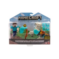 Minecraft Armored Horse And Steve 10cm