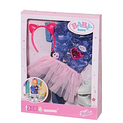 Baby Born Deluxe Jeans Dress Set 43cm (829110)