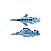 Plus Dino World Dinosaur Blue 50 Cm (041259)