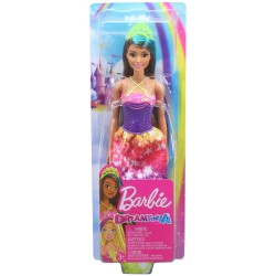 Doll Barbie Dreamtopia Princess Neon Green Tiara (gjk14)