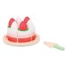 Small Wood Strawberry Cake (l40246) Small Wood Strawberry Cake (l40246)