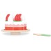 Small Wood Strawberry Cake (l40246) Small Wood Strawberry Cake (l40246)