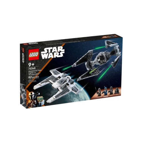 Lego Star Wars Mandalorian Fang Fighter Vs. Tie Interceptor (75348)