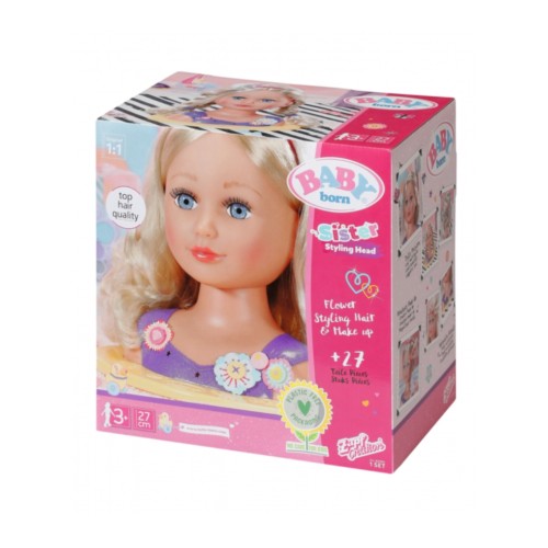Baby Born Sister Styling Head (825990)