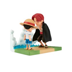 Banpresto Wcf Log Stories One Piece Monkey.d.luffy Shanks 7cm