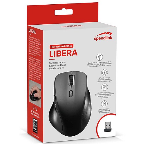 Mouse Speedlink Libera Rechargeable & Wireless Blueetooth Black