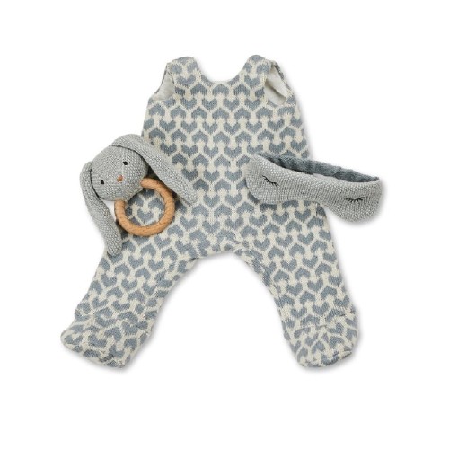 Set Smallstuff Doll Clothing Jumpsuit & Sleeping Mask And Rattle