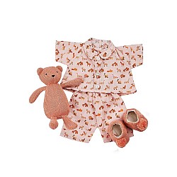 Set Smallstuff Doll Clothing Farm Living Pyjamas & Slippers Teddy