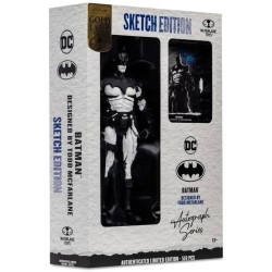 Mcfarlane Dc Multiverse Gold Label Collection Batman By Todd Sketch Edition 18cm