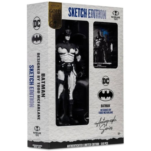 Mcfarlane Dc Multiverse Gold Label Collection Batman By Todd Sketch Edition 18cm