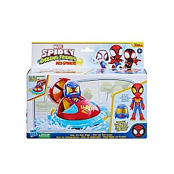 Marvel Spidey And His Amazing Friends Web-spinners Spidey With Hover Spinner (f7252)