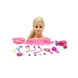 Happy Friend Hairstyling Head Blond Hair (504404)