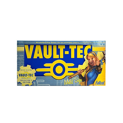 Fallout Vault-tec Metal Sign (collectors Edition) Metal Sign