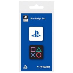 Set Playstation (shapes) Enamel Pin Badge