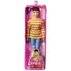 Doll Barbie Ken Fashionistas Ken Polo Shirt Black Hair (grb91)