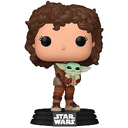 Pop Star Wars The Mandalorian Peli Motto With Grogu 665 9cm