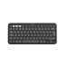 Set Keyboard & Mouse Logitech Pebble 2 Combo Tonal Graphite layout