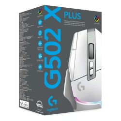 Mouse Logitech G502 X Plus Wireless White