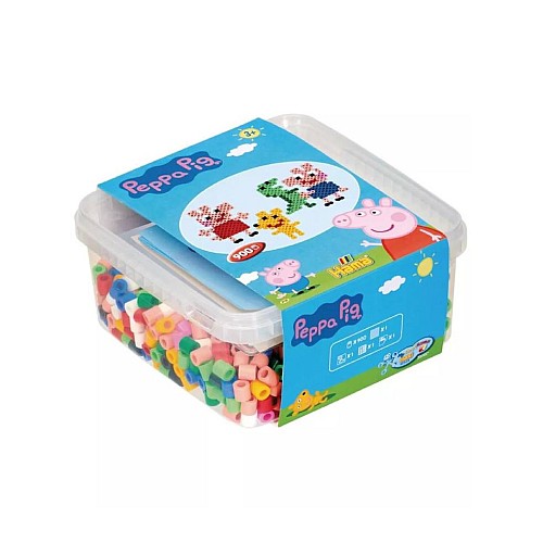Hama Maxi Beads Peppa Pig & Pin Plate In Bucket (8750)
