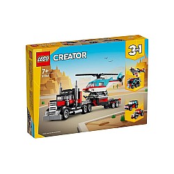 Lego Creator Flatbed Truck With Helicopter (31146)