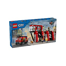 Lego City Fire Station With Fire Truck (60414)