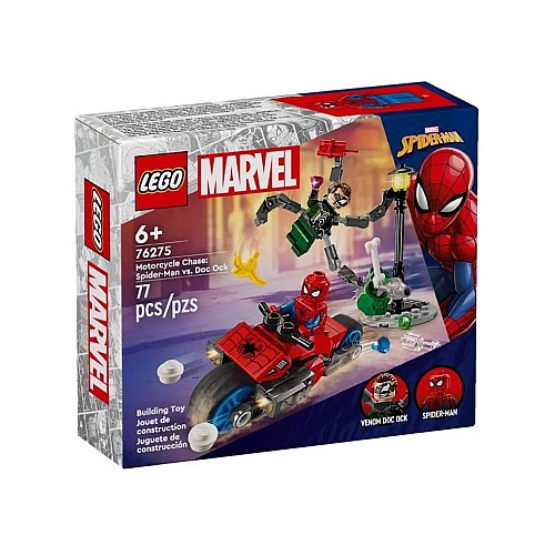 Lego Super Heroes Motorcycle Chase Spider-man Vs Doc Ock (76275)