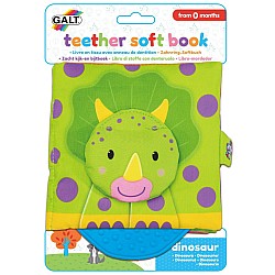 Plus Galt Teether Soft Book Dinosaur (31024672)