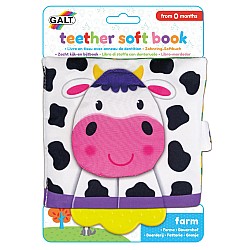 Plus Galt Teether Soft Book Farm (31005228)
