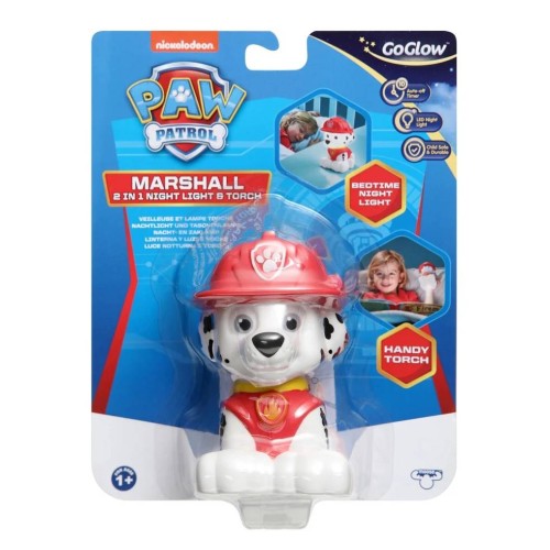 Paw Patrol Marshall Kids Bedside Night Light And Torch Buddy By Goglow (10016)