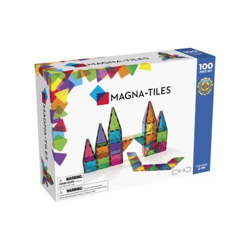 Set Magna-tiles Clear Colours 100 Pcs (90209)